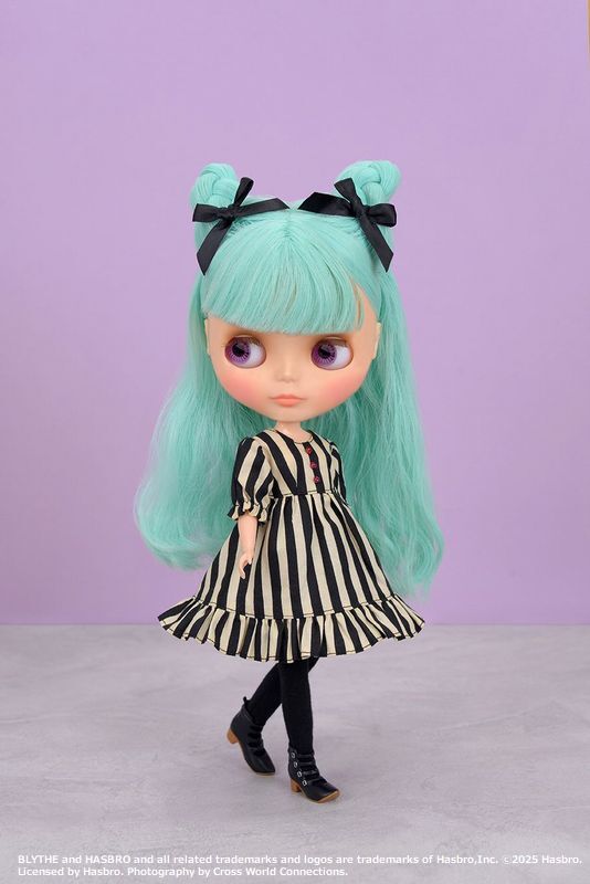 画像7: 22cmドールサイズ  【つけ襟付きワンピース コウモリ】  By Dear Darling