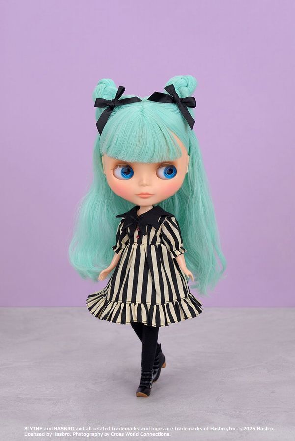 画像6: 22cmドールサイズ  【つけ襟付きワンピース コウモリ】  By Dear Darling