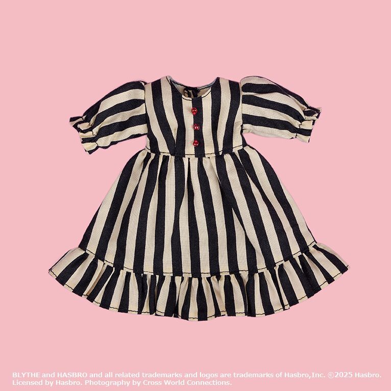 画像2: 22cmドールサイズ  【つけ襟付きワンピース コウモリ】  By Dear Darling